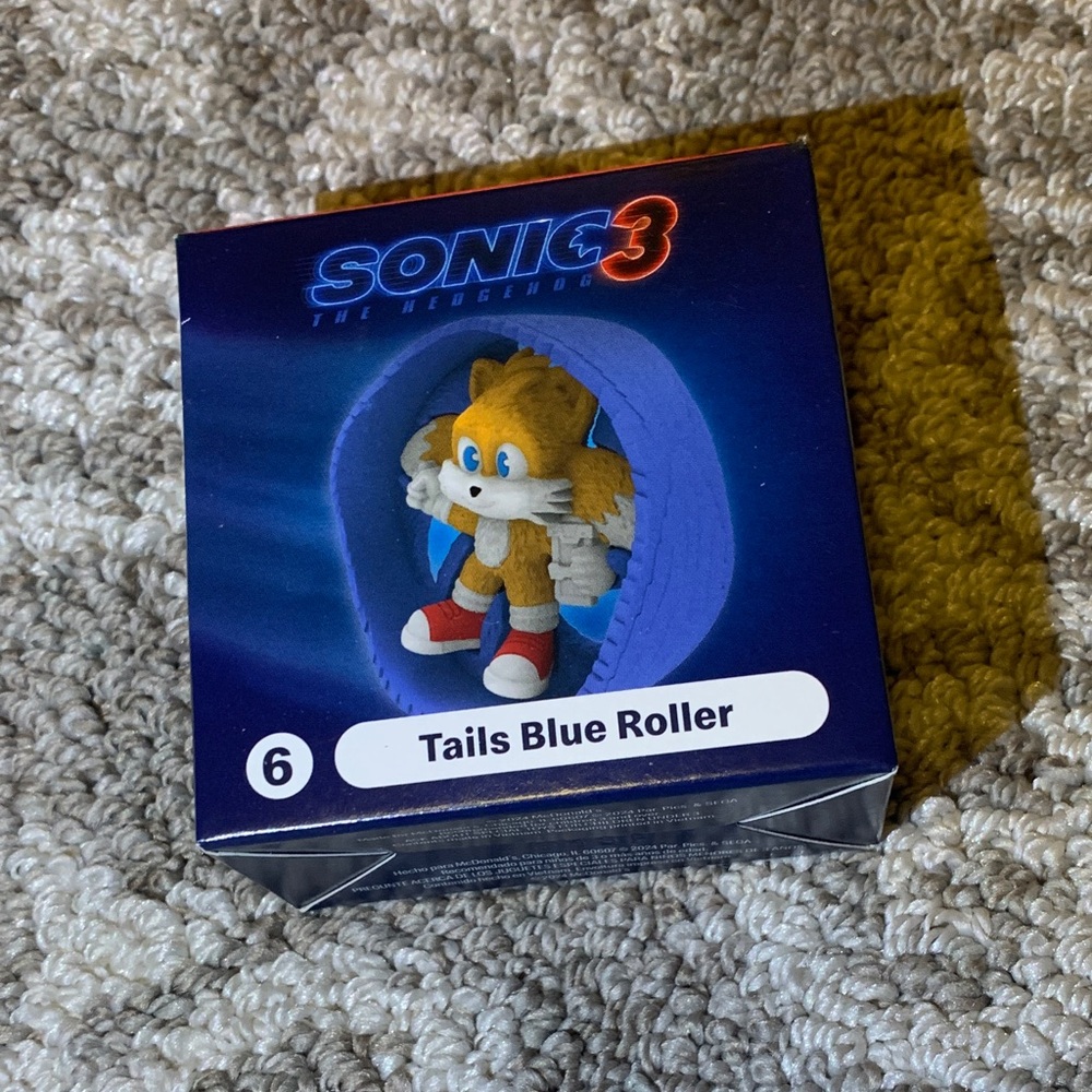 Sonic Tails Blue Roller Toy-McDonald’s